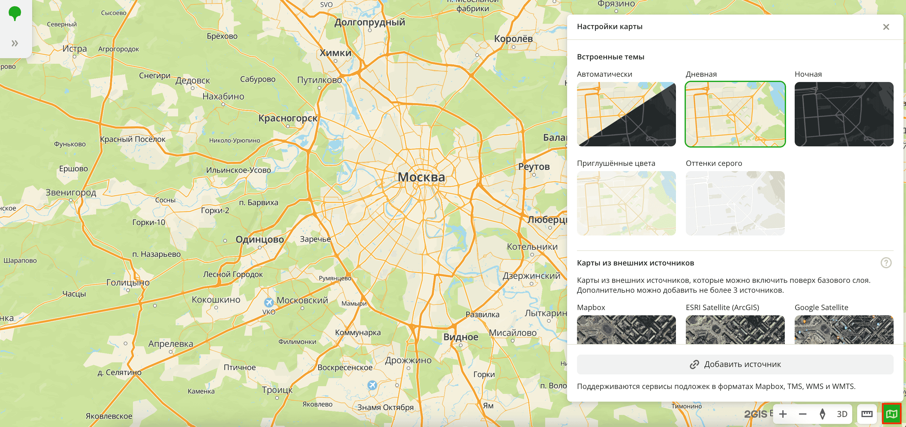 Общий стиль карты