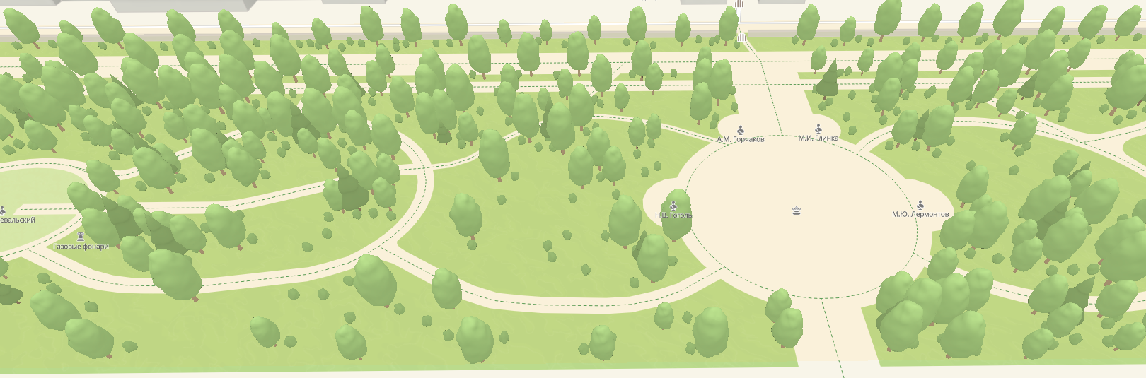 Внешний вид деревьев