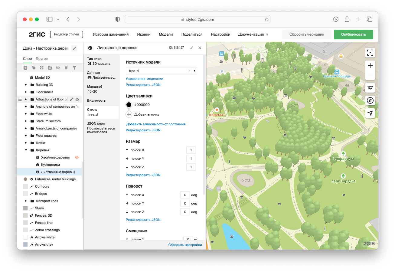 Лиственные деревья