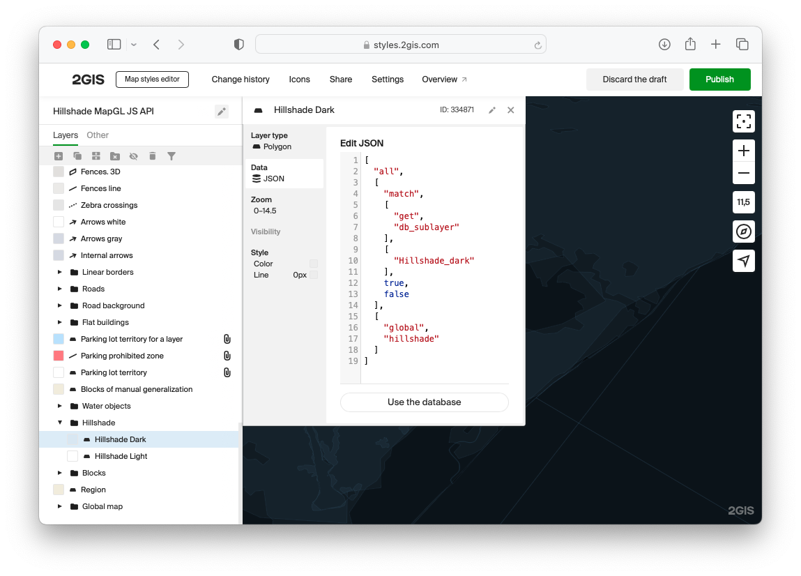 hillshade global variable