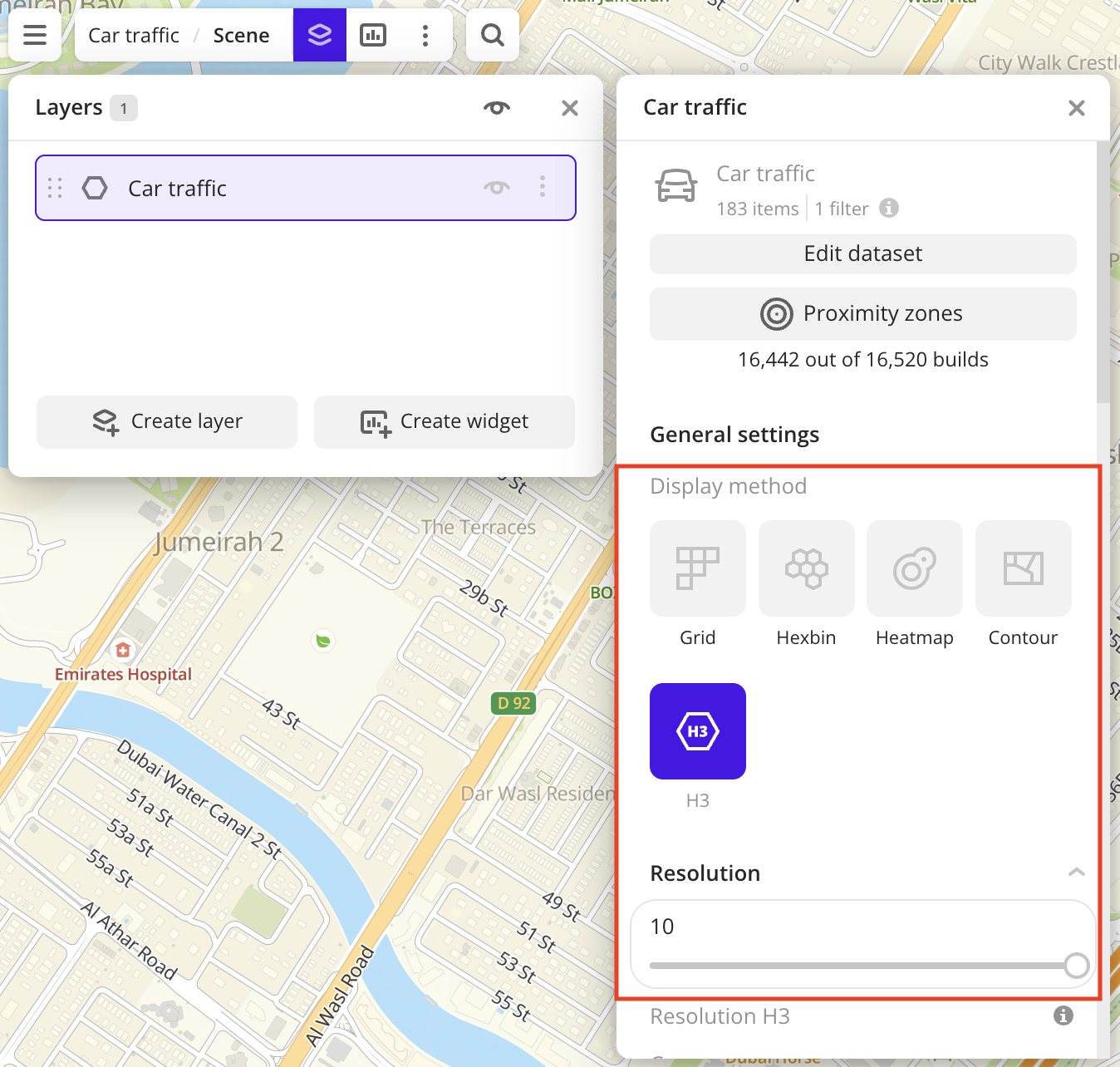 Selecting a visualization method