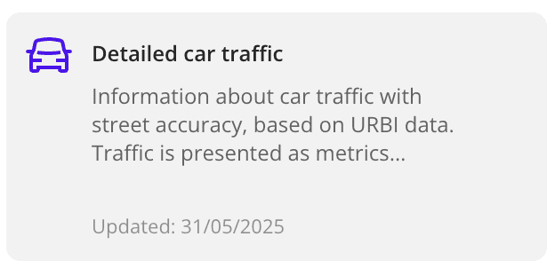 Car traffic (detailed) dataset card