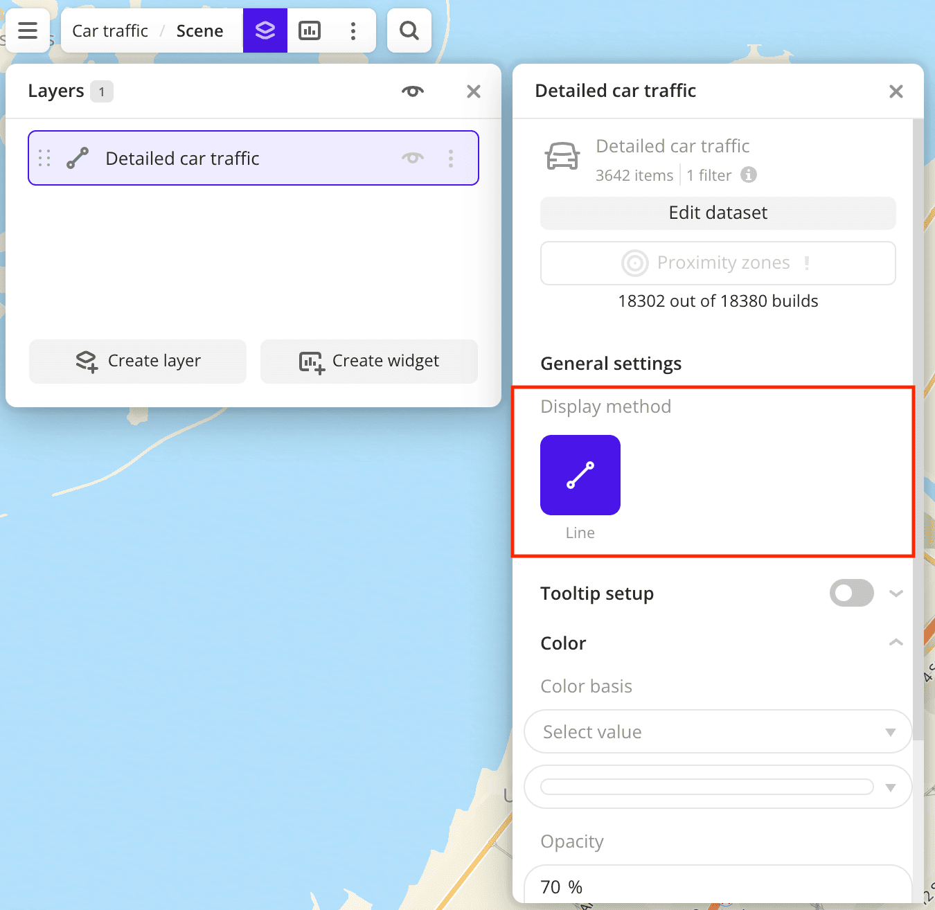 Selecting a visualization method