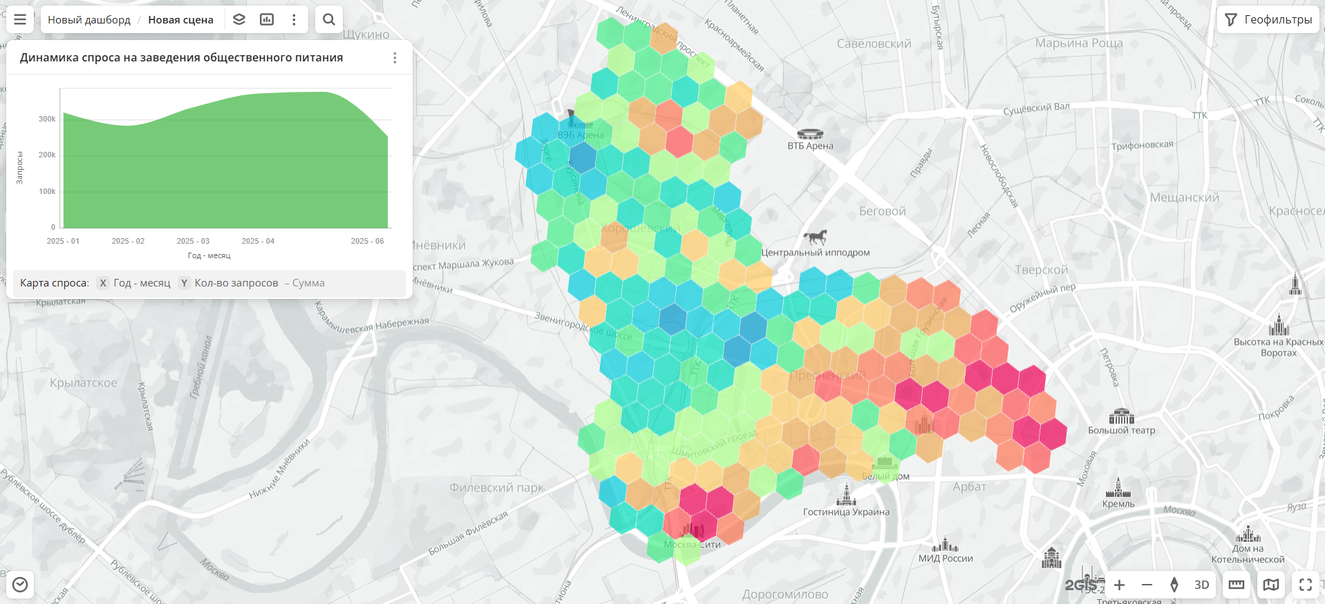 Карта спроса