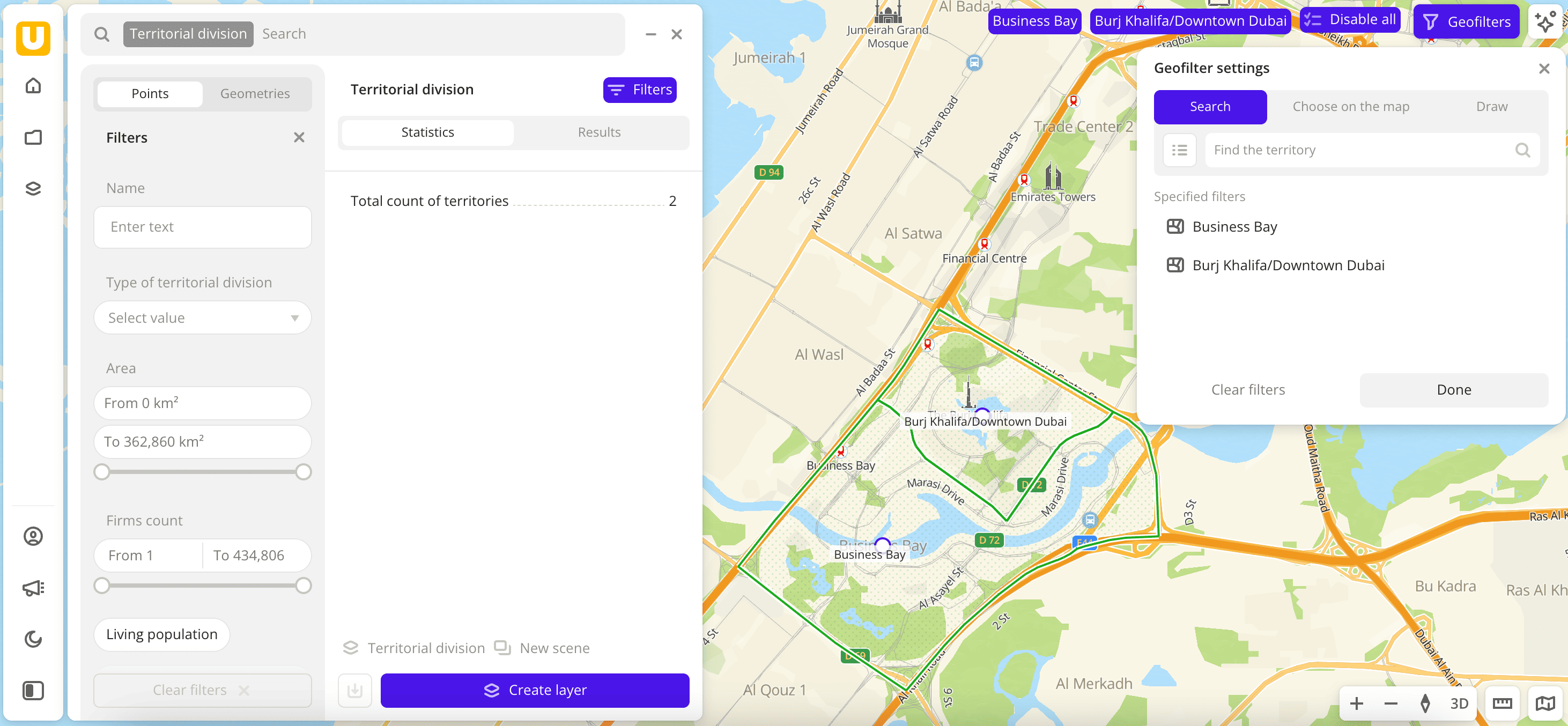 Territorial division