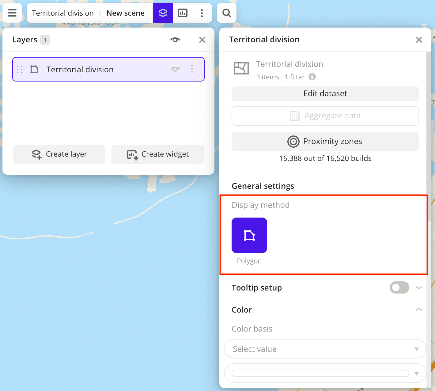 Selecting a visualization method