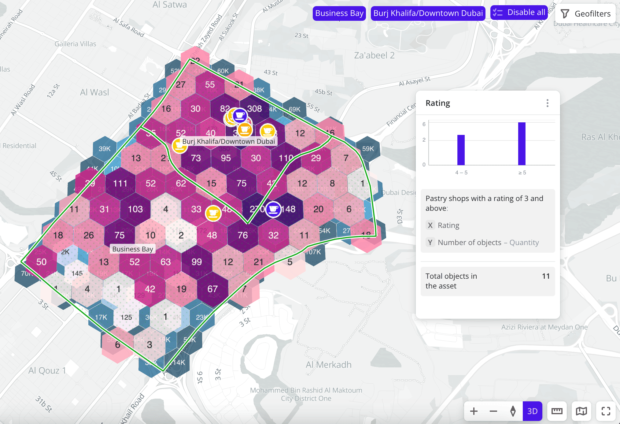 Geofilters not applied